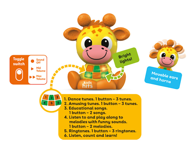Produktbild 4 för Interaktiv Giraff (SE/NO/DK)  Kids Hits