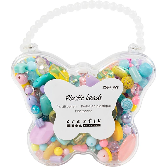 Muovihelmet, halk. 5-35 mm, aukon koko 1-8 mm, värilajitelma, 193 g, 300 ml/ 1 pkt