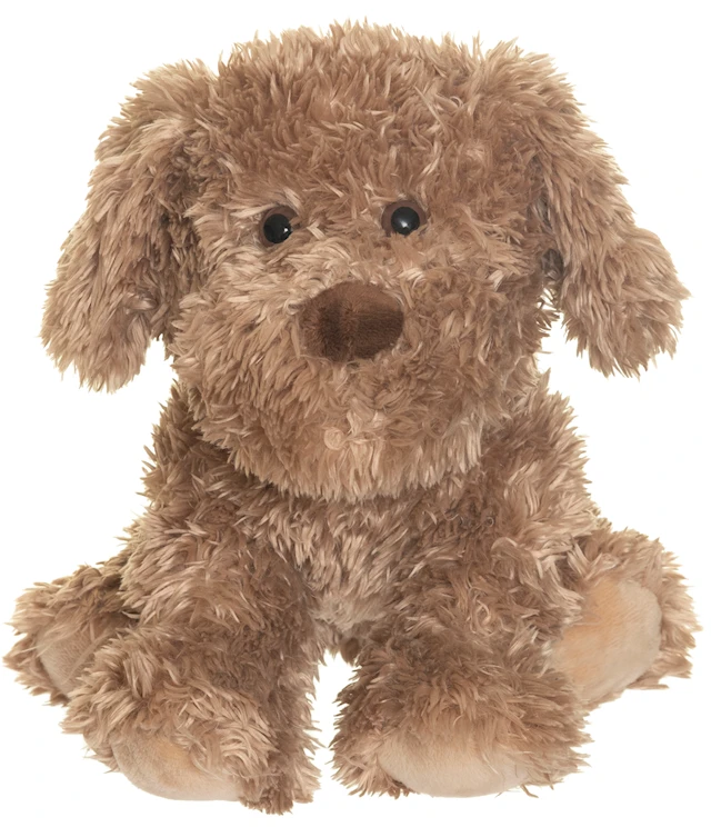 Selma-koira Ruskea pehmolelu 25 cm Teddykompaniet