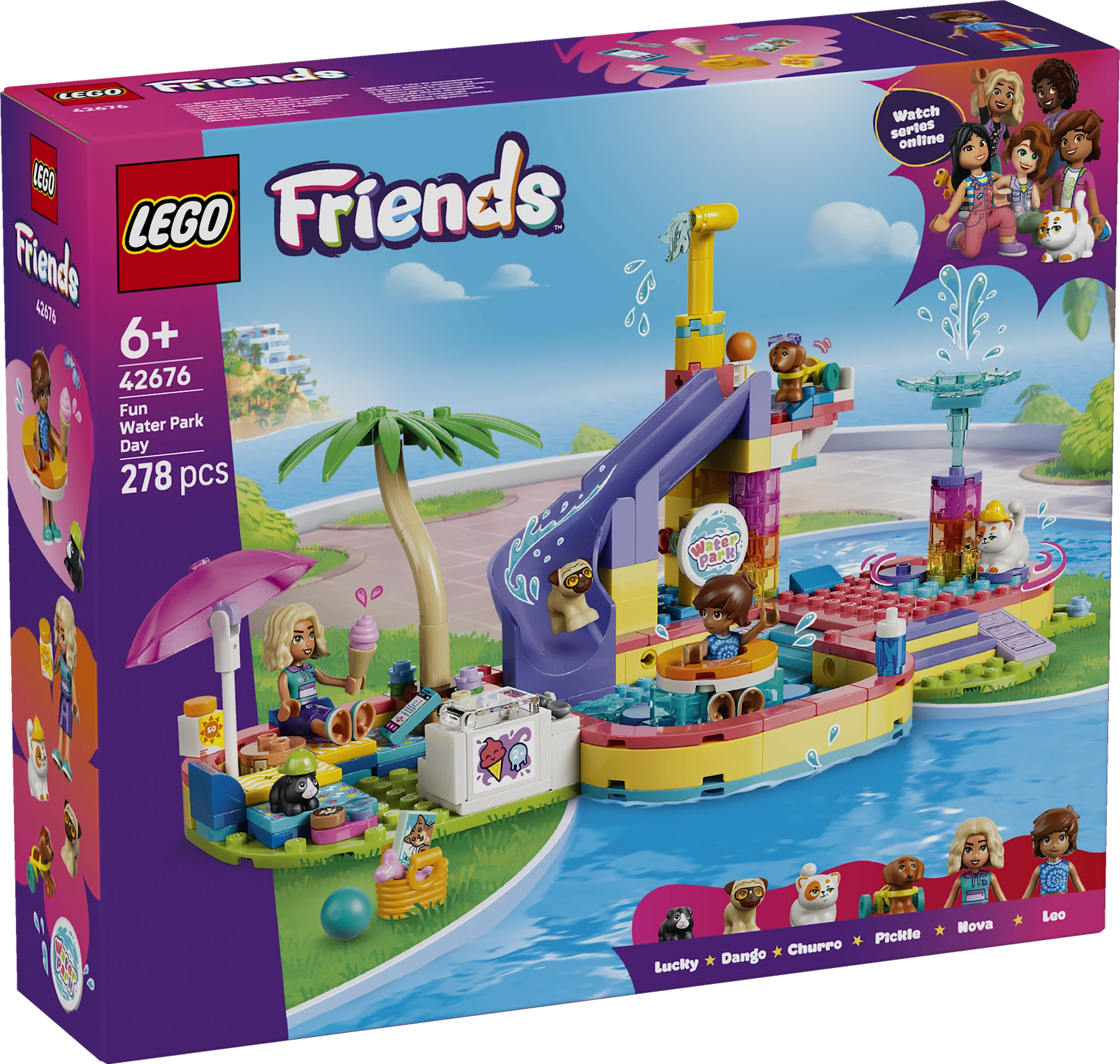 Tuotekuva ille Hauska päivä vesipuistossa LEGO® Friends (42676)