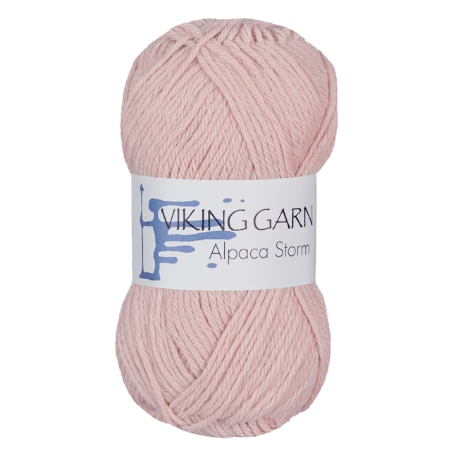 Alpaca Storm 50 g puuteriroosa Viking Garn