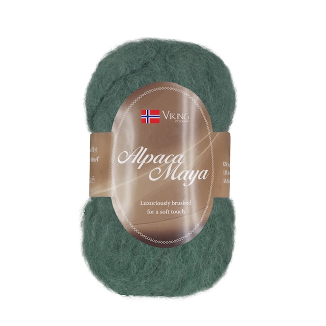Alpaca Maya 50 g Vihreä 732 Viking Garn