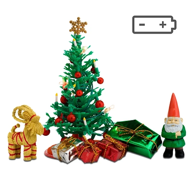 Julgransset Batteri Lundby