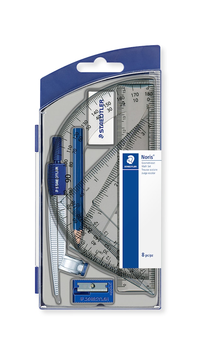 Noris skolesett med passer Staedtler