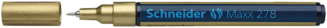 Tuotekuva 3 - Schneider Maxx 278 Paintmarker Gold 0,8 mm neulakärki