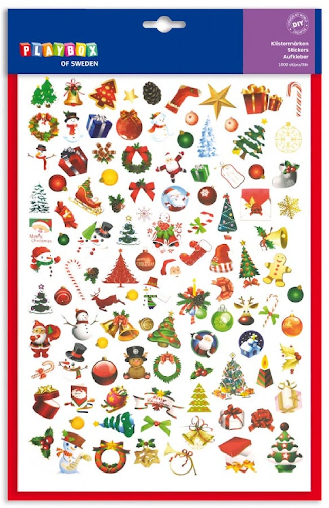 Stickers jul 1000 st