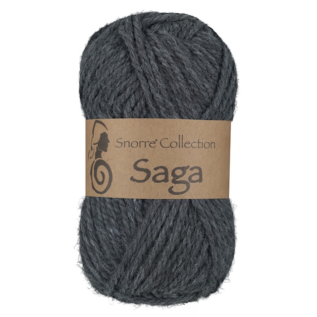 Saga Villa, alpakka-sekoitus 50 g Harmaa 415, Viking Snorre