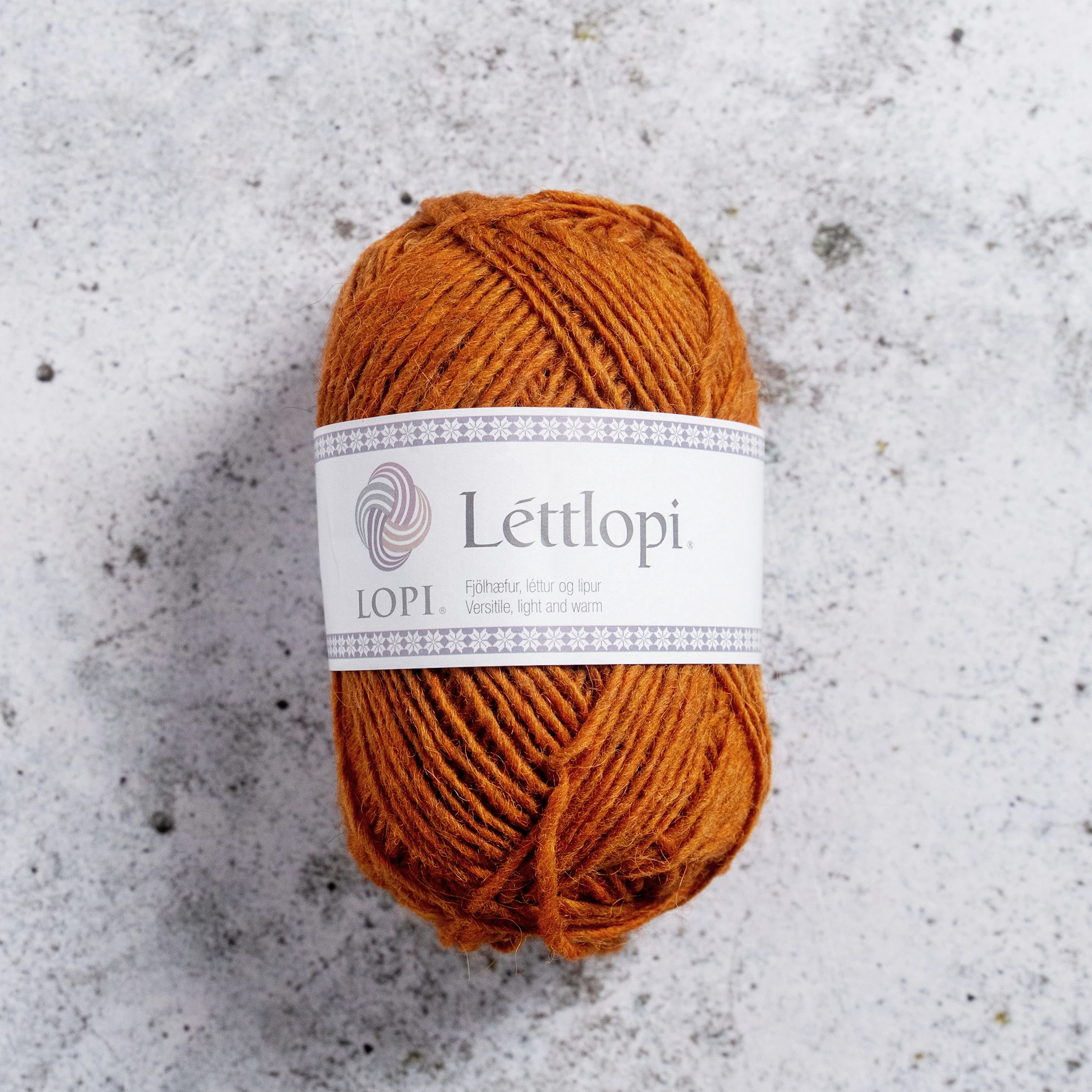 Produktbild för Léttlopi Garn Ull 50 g Apricot (1704) Istex