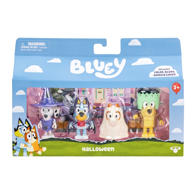 Produktbilde 1 for Figurer 4-pack Maskerade tema Halloween Bluey