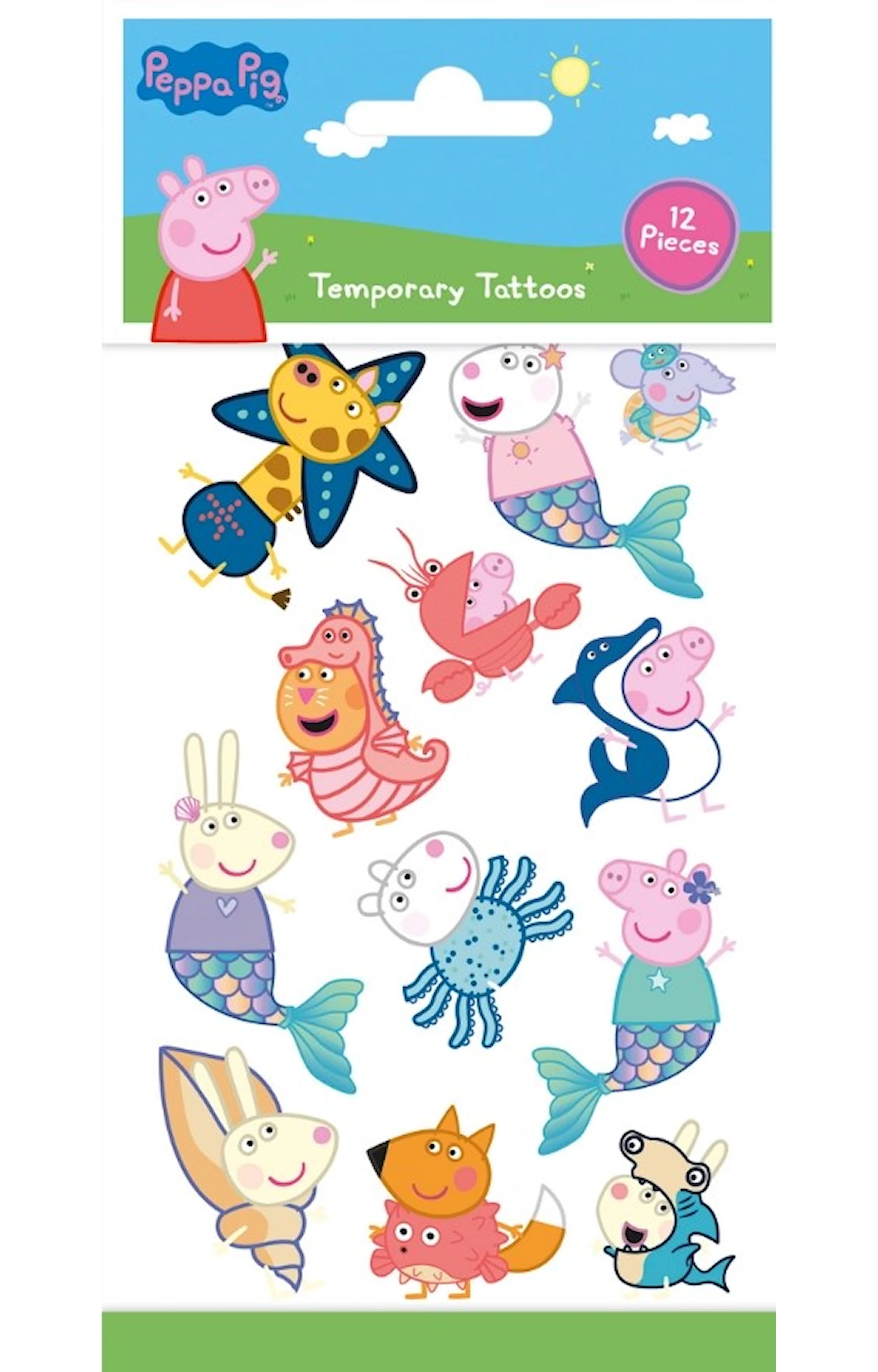 Produktbilde for Tatoveringer Peppa Pig 1 ark