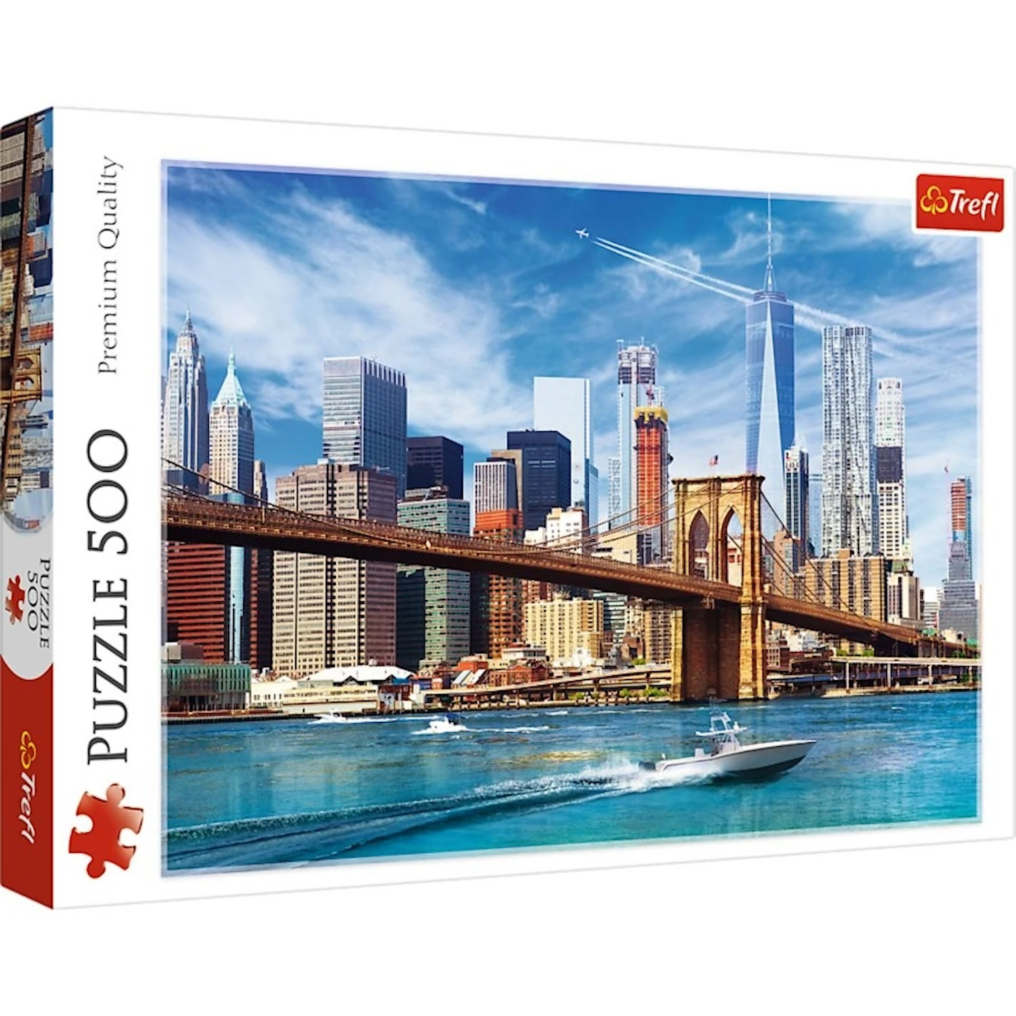 Produktbild för Pussel Utsikt över New York, 500 bitar, Trefl