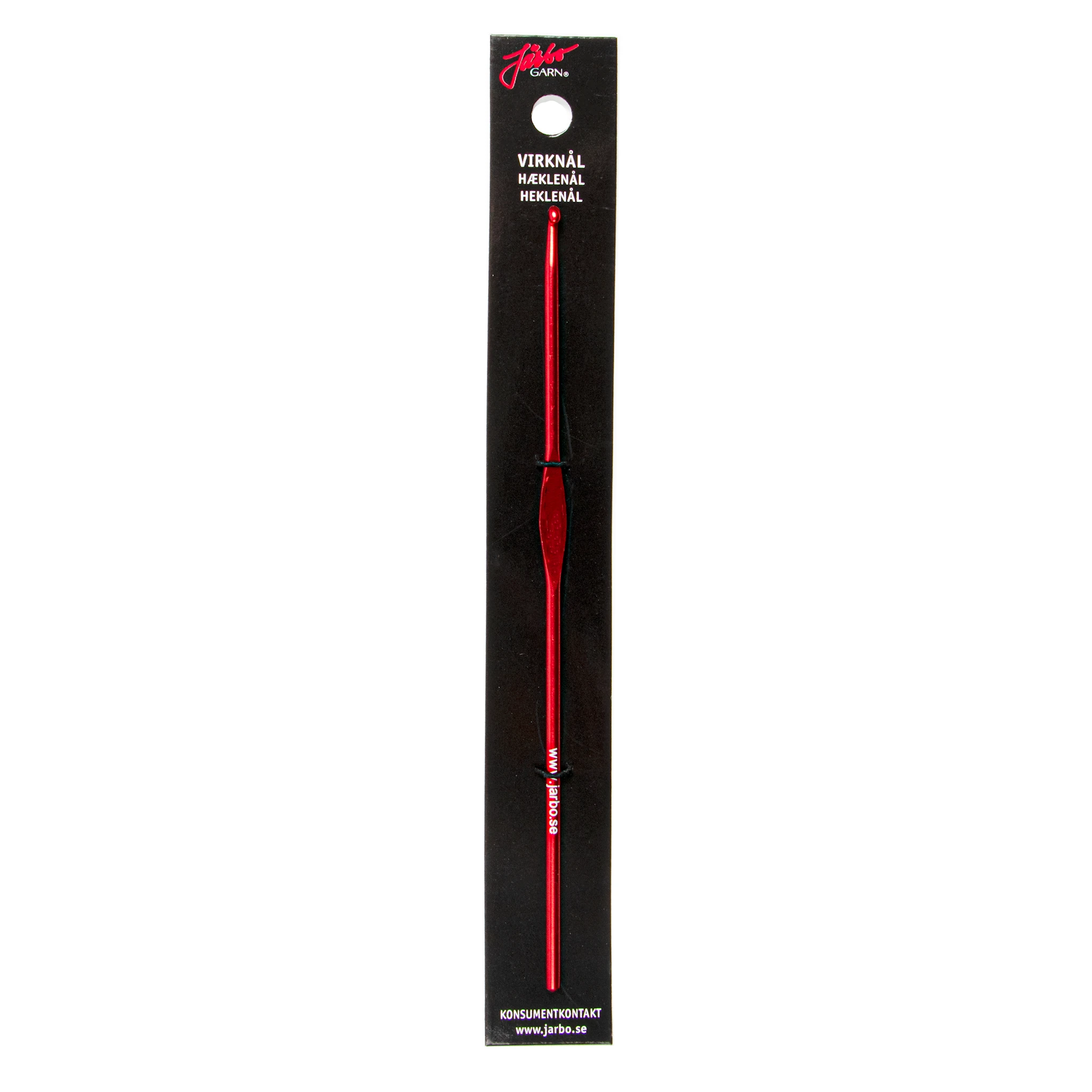 Produktbilde for Heklenåler 15cm/4,00mm Rød Järbo