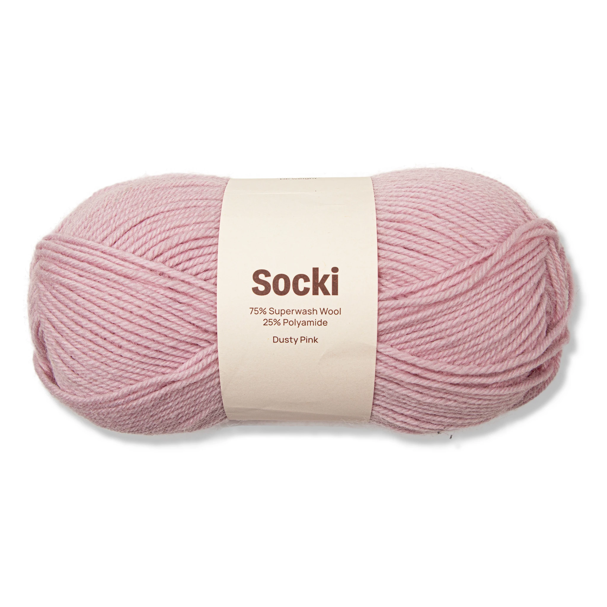 Produktbilde for Socki Garn Ensfarget Ullmiks 100 g Adlibris