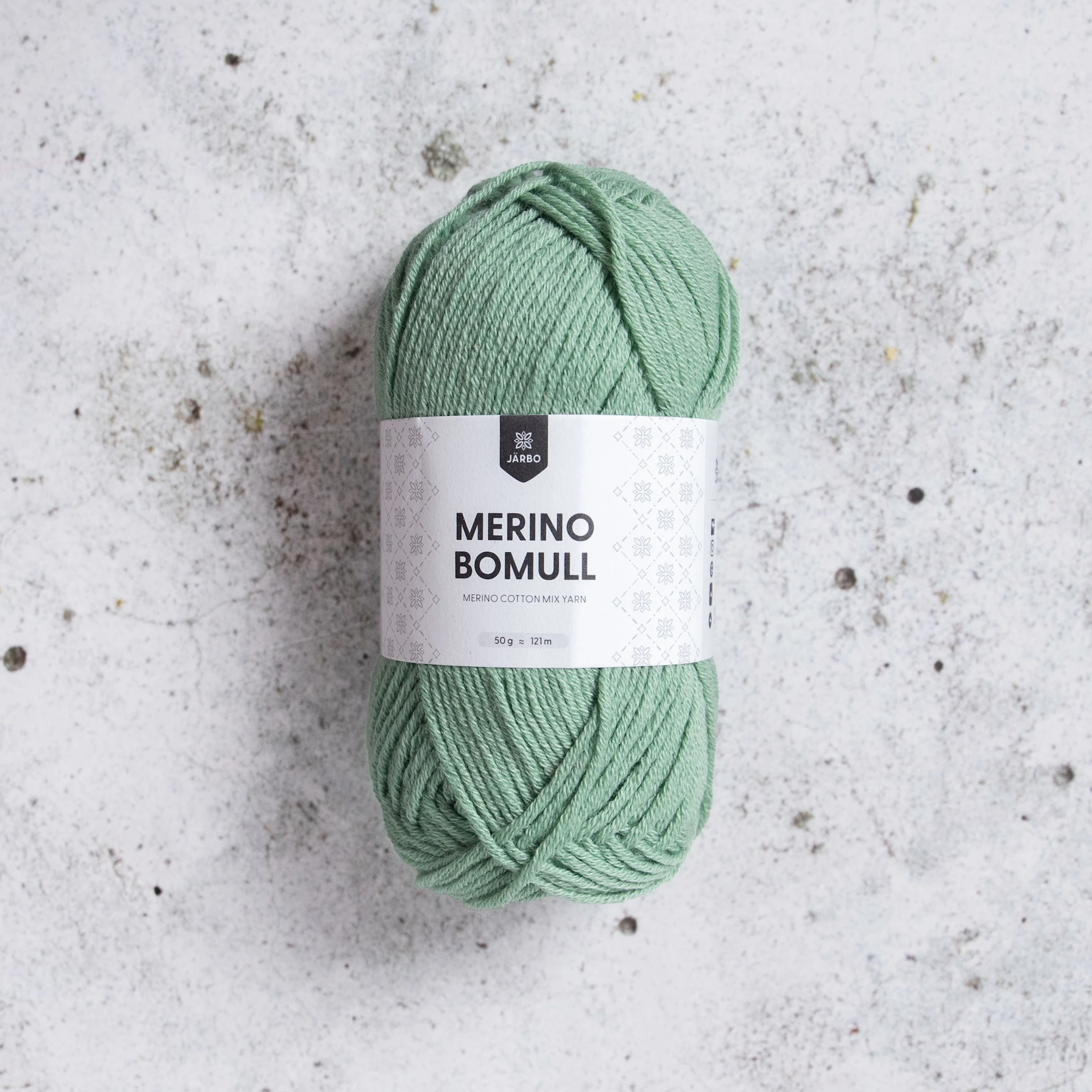 Tuotekuva ille Merino Bomull 50 gr Cloud Dancer (00) Järbo