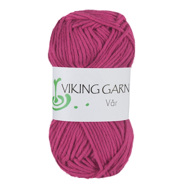 Vår Puuvilla 50 g Voimakas roosa 462 Viking Garn