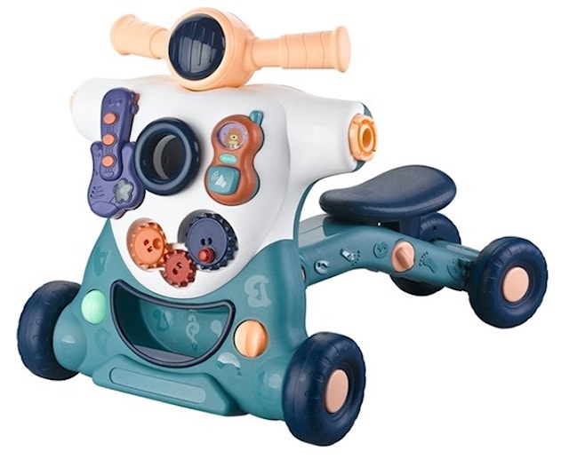 Produktbild 2 för ActiSteps by BabyDan - 4-in-1 Baby Activity Walker Blue