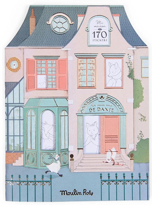 Målarbok med Stickers - Dansskola Moulin Roty