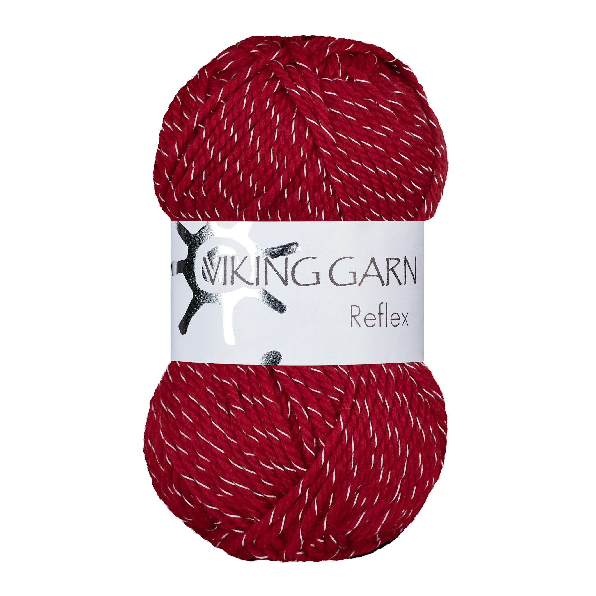 Produktbild för Reflex Garn Ullmix 50 g Röd 460 Viking Garn