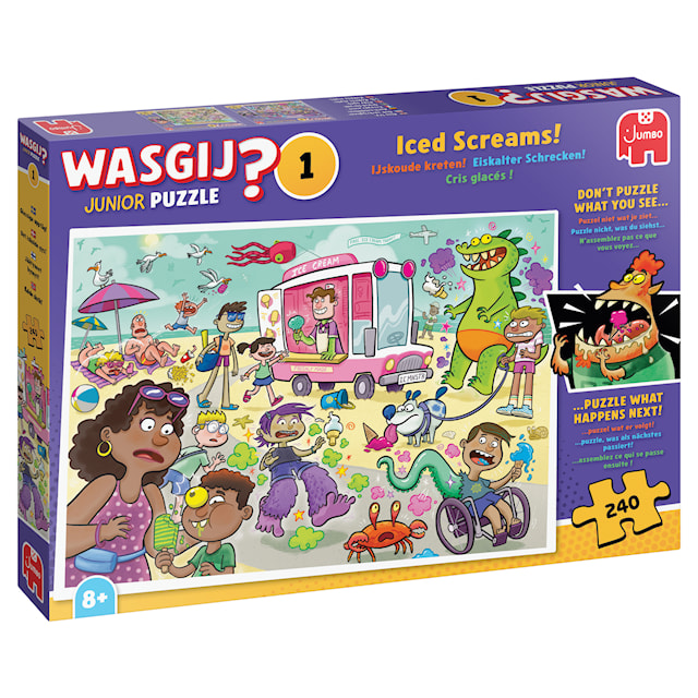 Produktbilde 3 for Wasgij Junior 1 - Iced Screams! Pussel 240 bitar