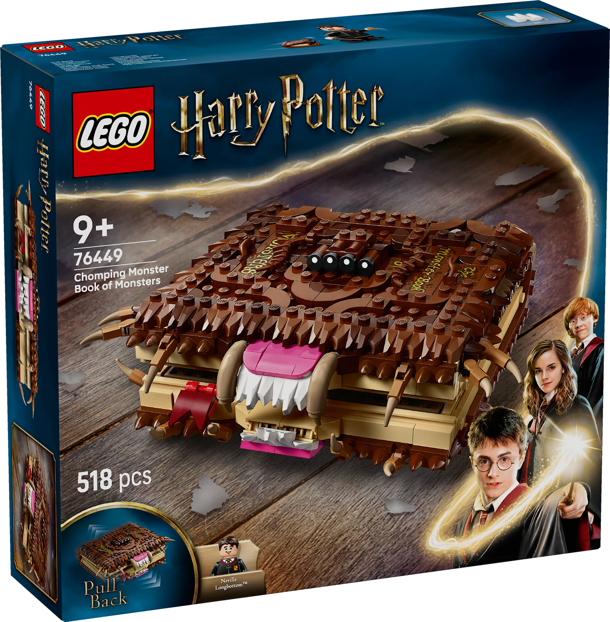 Tuotekuva ille Haukkaava Hirvittävän suuri hirviökirja LEGO® Harry Potter™ (76449)