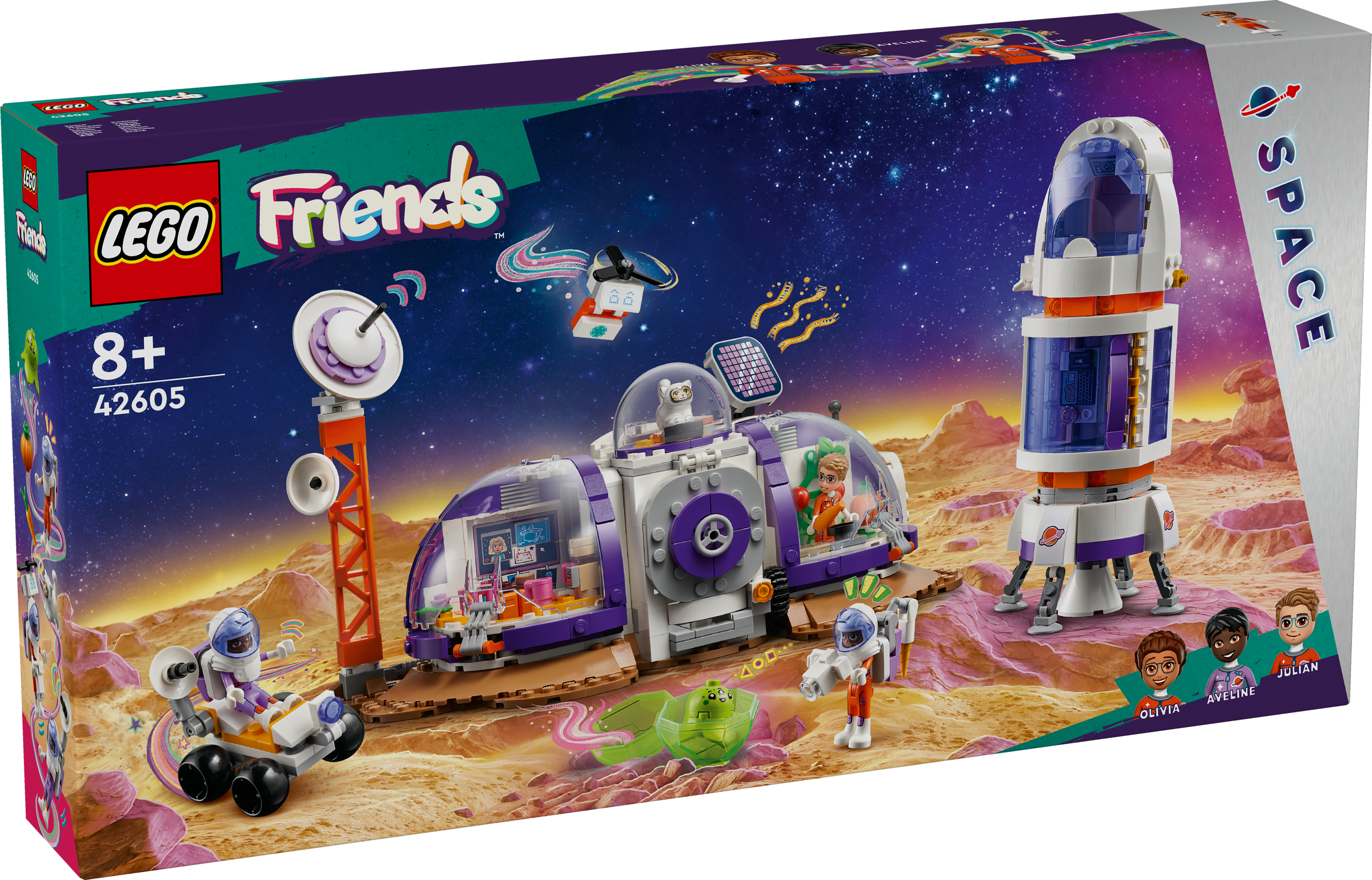 Rymdbas på Mars med raket LEGO® Friends (42605)