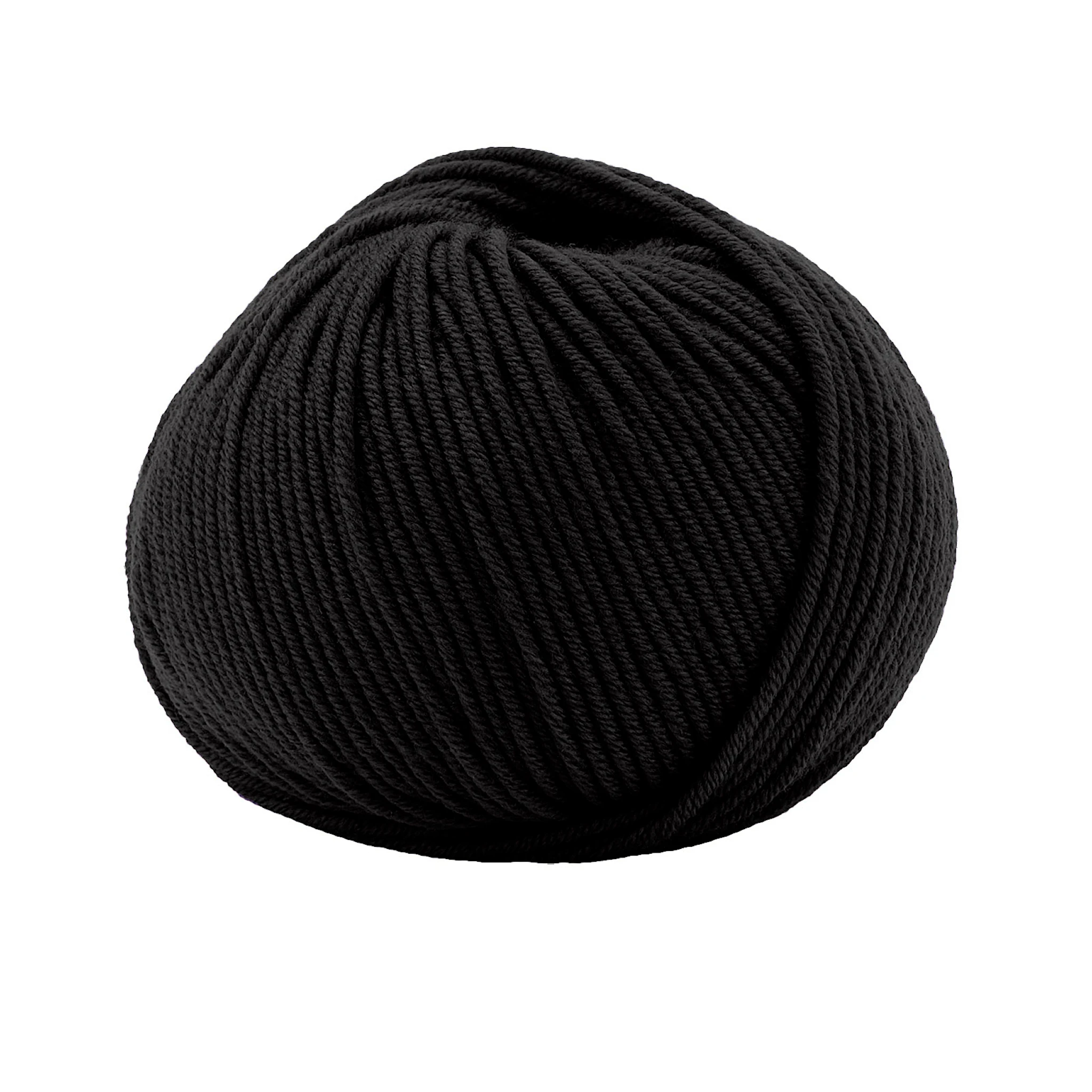 Produktbild för Maxi Soft Merino 50 g Nero 10008 Lana Gatto