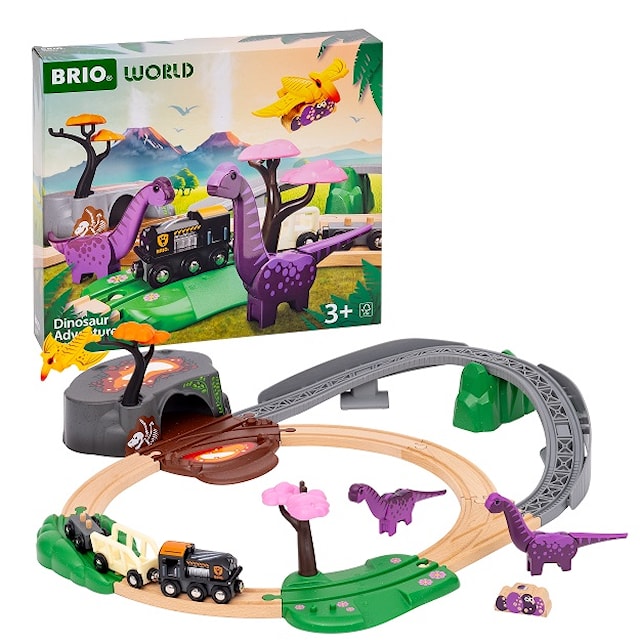Tuotekuva 1 - Brio World Dinosaur Adventure Train Track (36094)