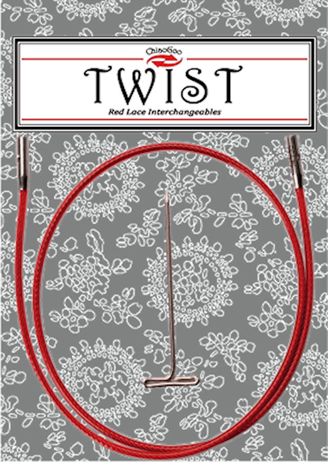 TWIST Red kabel 55 cm/Small [S] ChiaoGoo