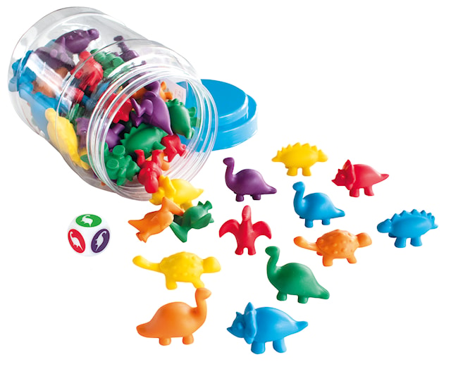 Produktbild 4 för Färgsortering Dinosaurier 60-pack MyPauze