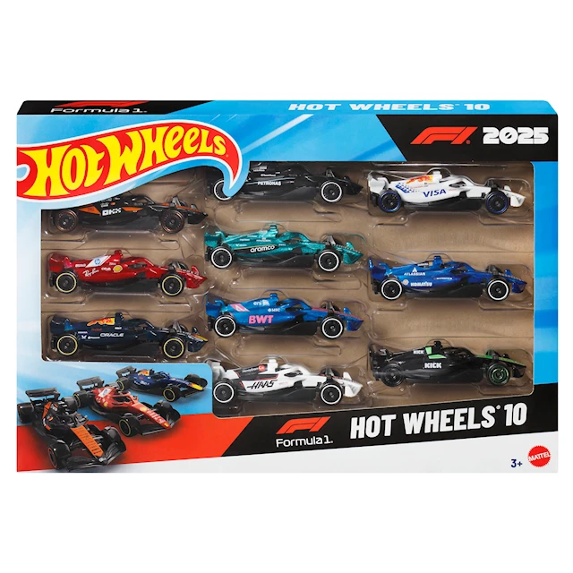 F1 Race 10-pack Hot Wheels