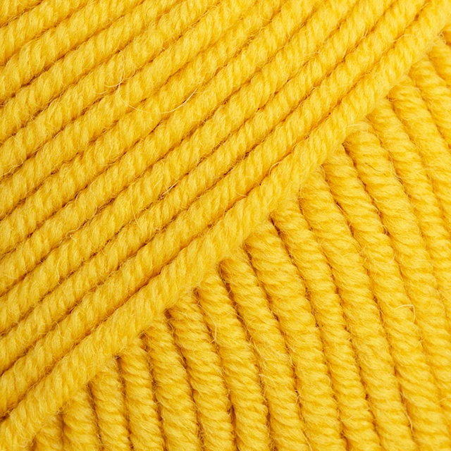 Merino Extra Fine Uni Colour Garn Ullgarn 50 g Mustard 30 Drops