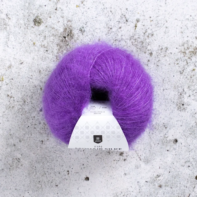 Fin Mohair Silk Lanka 25 g Violectric 45Järbo