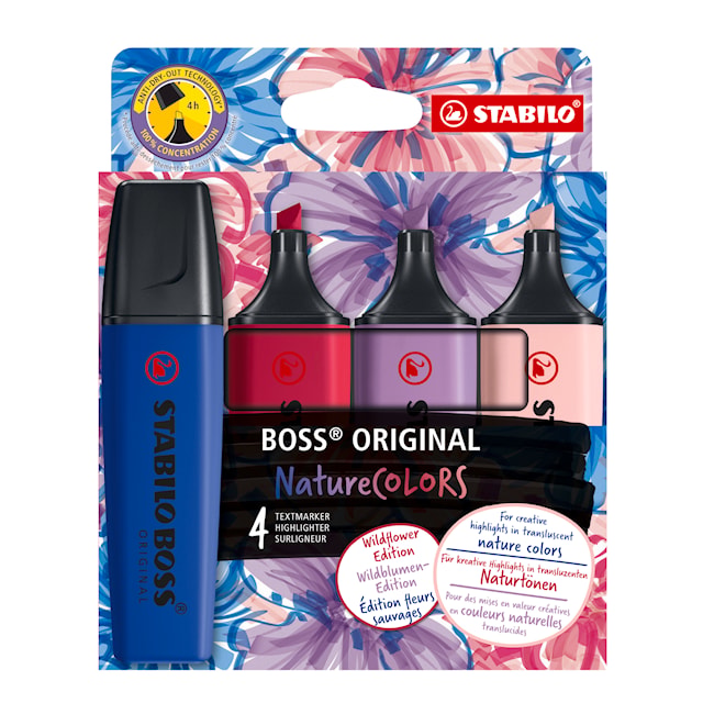 Produktbild 2 för BOSS Original Wildflower 4 Pack Stabilo