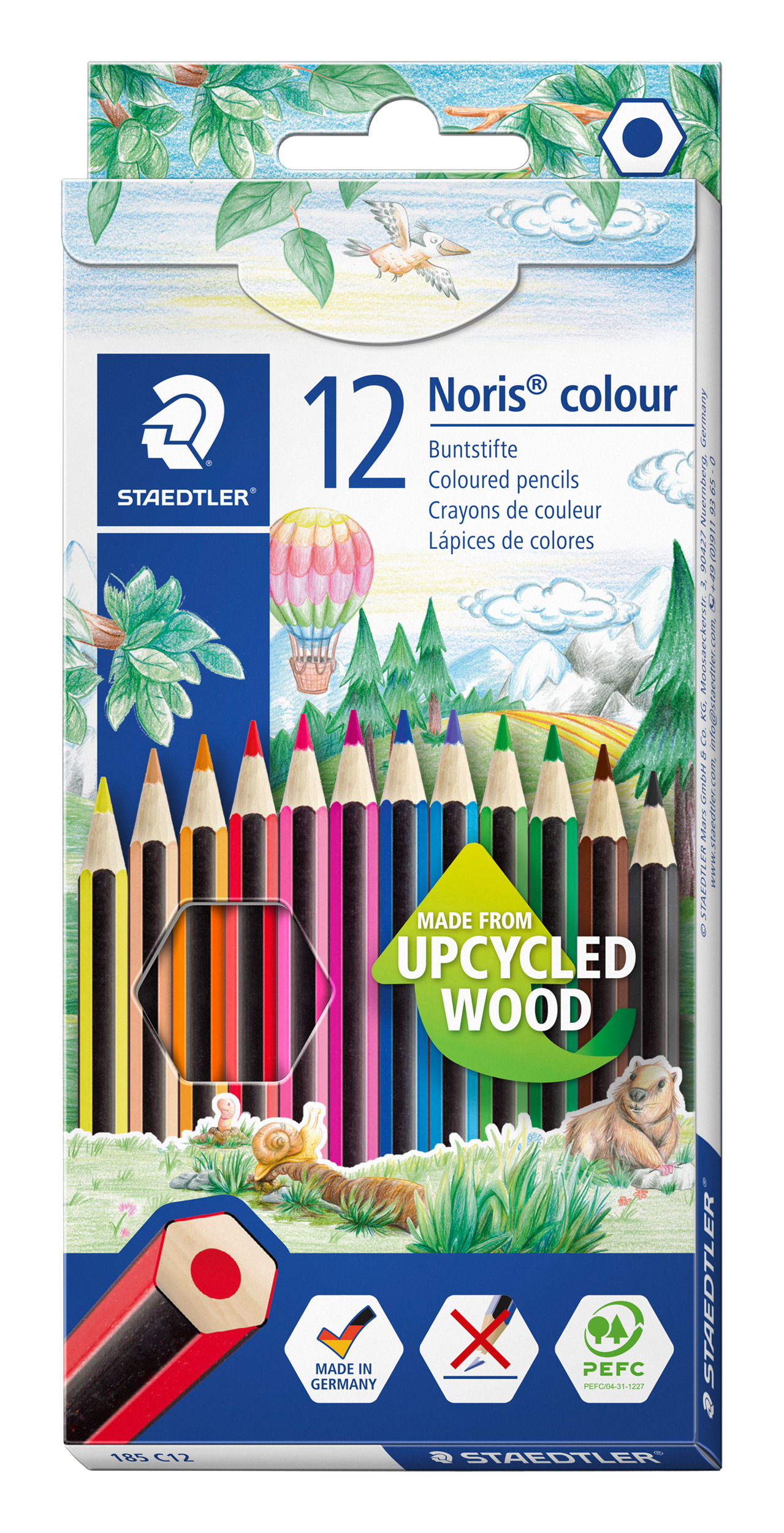 Färgpenna 12-p PEFC Noris Colour Staedtler