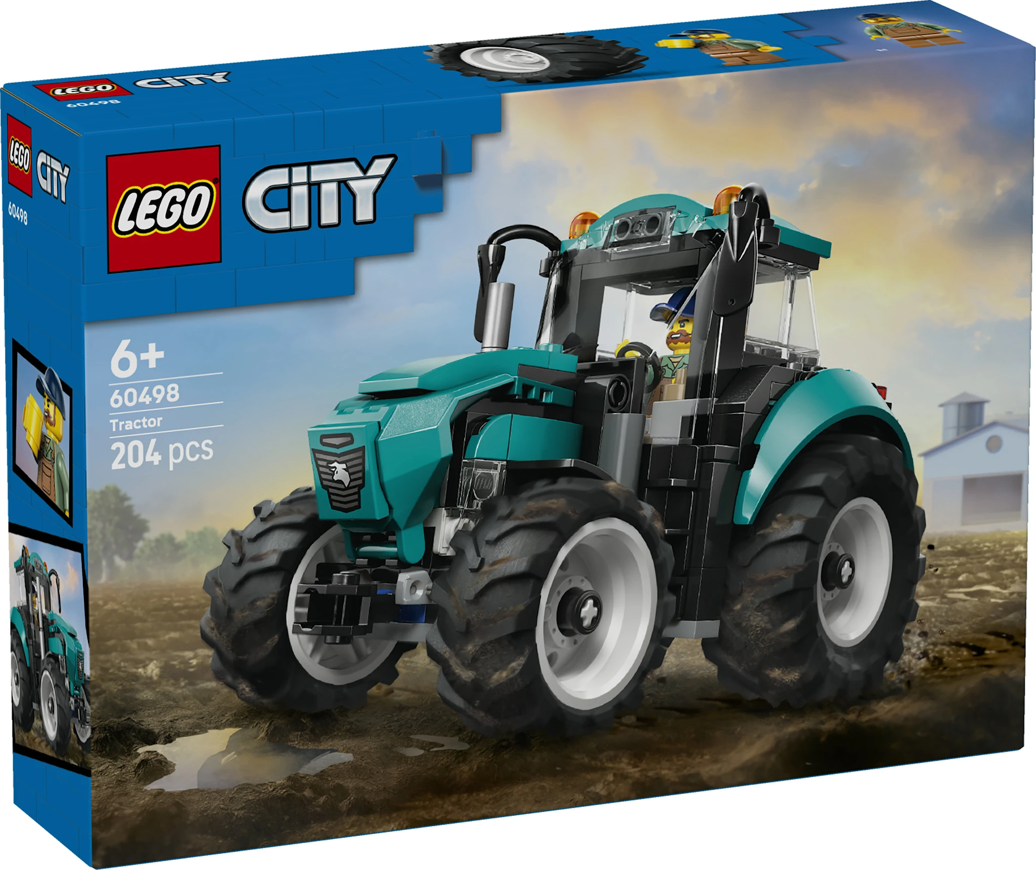 Tuotekuva ille Traktori LEGO City Great Vehicles (60498)