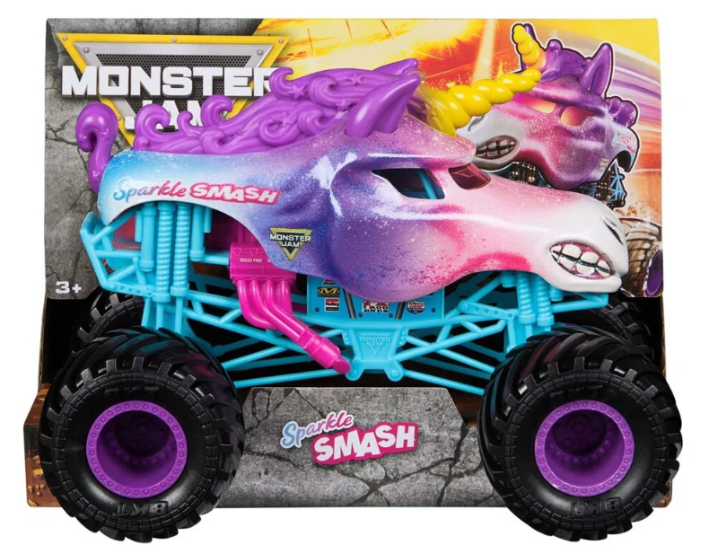 Sparkle Smash Bil 1:24 Die Cast Monster Jam