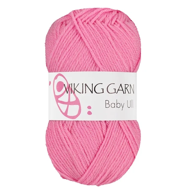 Baby Ull 50 g kirsikka Viking Garn