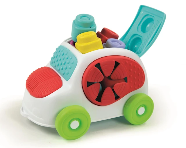 Baby Clementoni Softy Clemmy Auto -palikkalaatikko