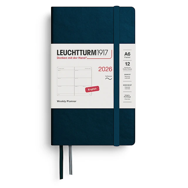 Weekly Planner 2026 A6 Soft Deep Sea Leuchtturm1917