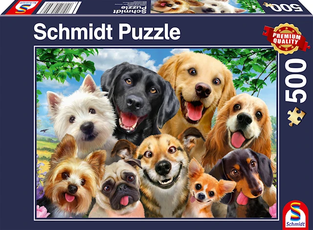 Dog Selfie Palapelit 500 palaa Schmidt