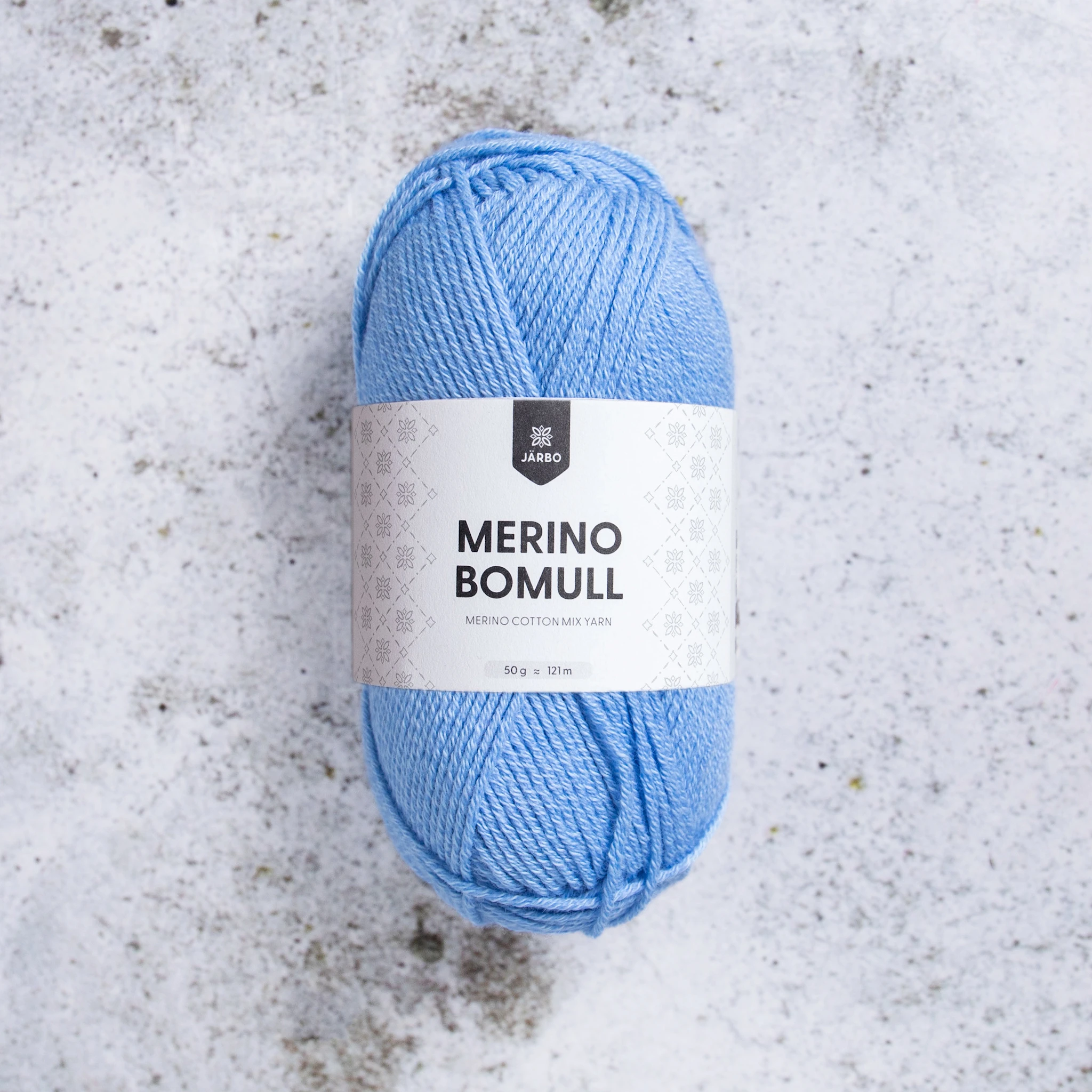 Produktbild för Merino Bomull 50 gr Järbo