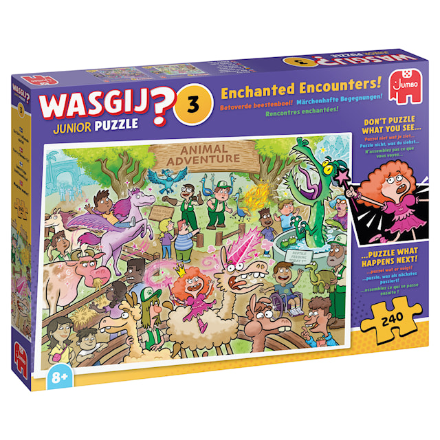 Produktbilde 3 for Wasgij Junior 3 - Enchanted Encounters! Pussel 240 bitar