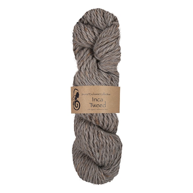 Inca Tweed alpakka, villa 50 g Beige 107, Viking Snorre