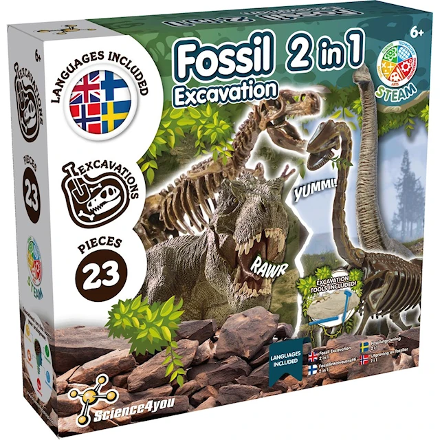 Science4You Fossil 2-in-1 -mikrokuituvahvistin