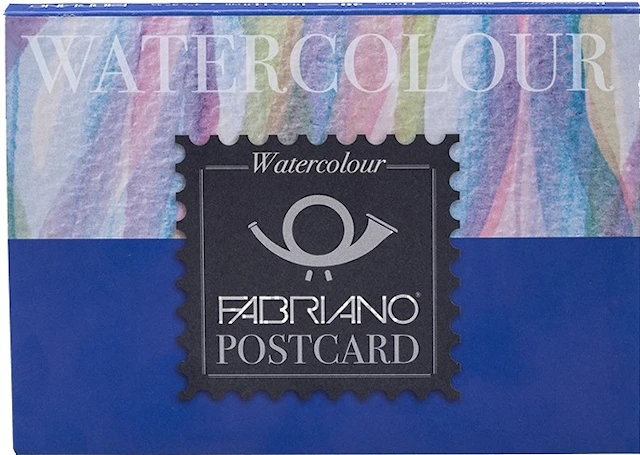 Akvarellblock Vykort 10,5 x 14,8 cm 20 ark 300g Fabriano