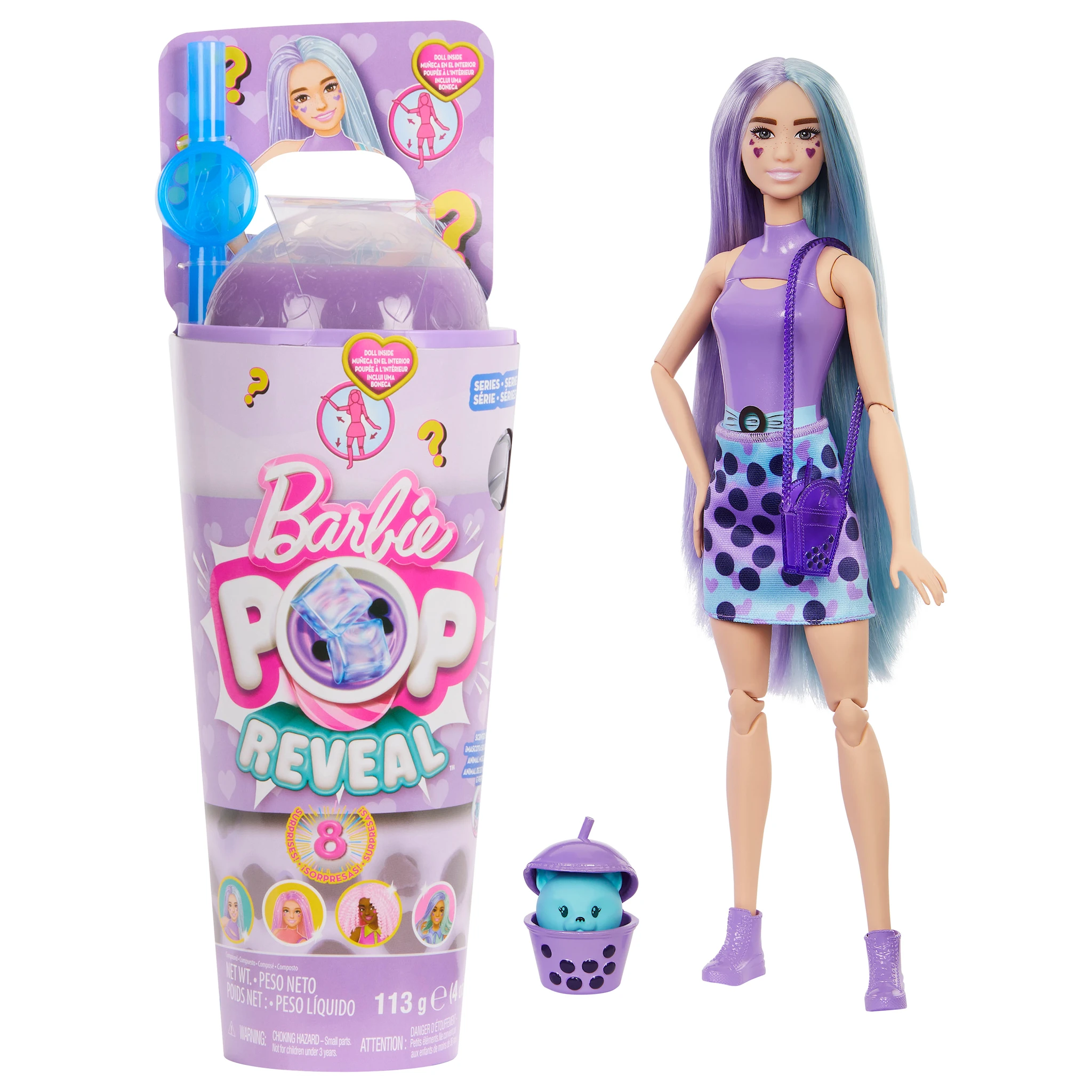 Produktbild för Barbie Pop Reveal Boba Taro Milk