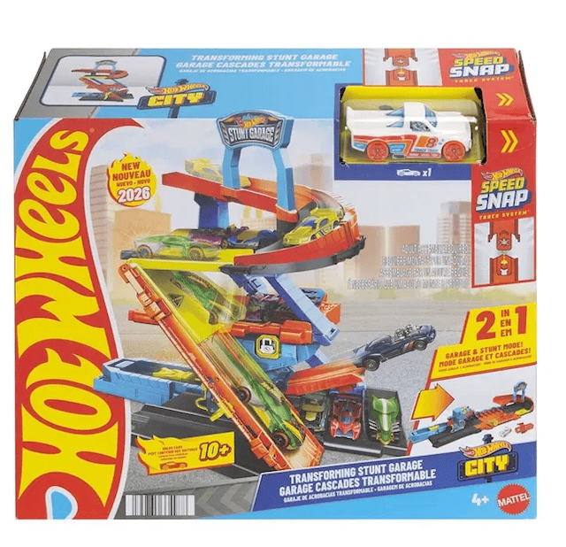 Produktbild 1 för Hot Wheels City Transforming Stunt Garage