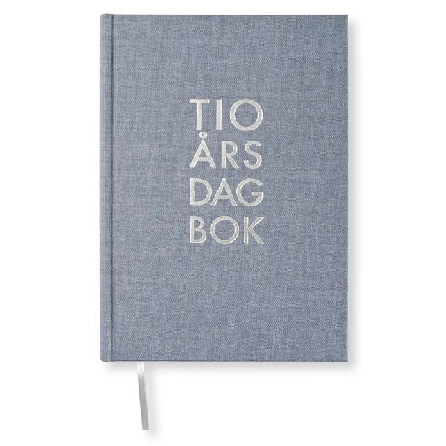 10-Års Dagbok A5 Denim Paperstyle