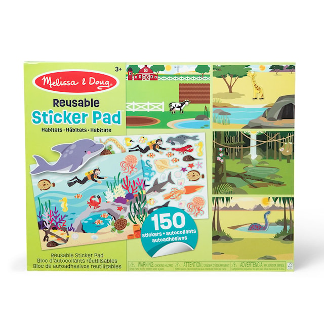 Tuotekuva 2 - Reusable Sticker Pad Habitats Melissa & Doug