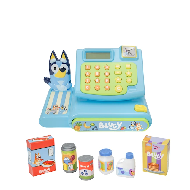 Kassakone lisävarusteineen Bluey